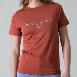 Kimes Ranch Outlier Tech Tee-Shirt Rust