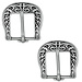 Weaver Leather Stainless Steel Floral Buckles