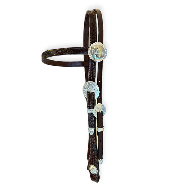 Show Headstall Oval Nine Pointer