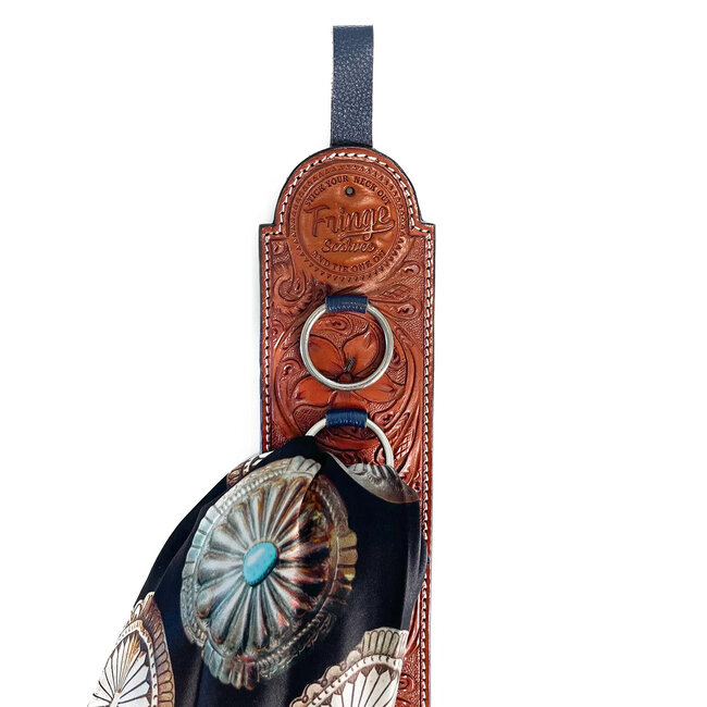 Fringe Scarves Leather Scarf Hanger
