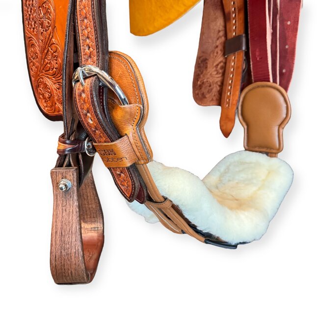 Stübben Equi-Soft western cinch met Vachette leather