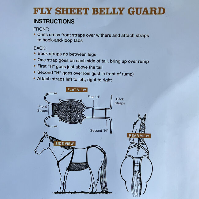 Cashel Fly sheet belly guard