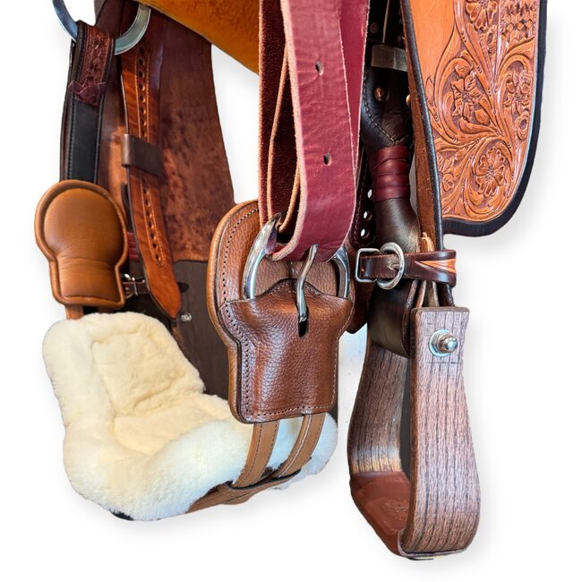 Stübben Equi-Soft western singel met wol