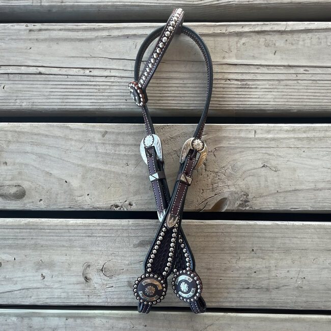 Cowperson Tack Sliding Ear Headstall Show