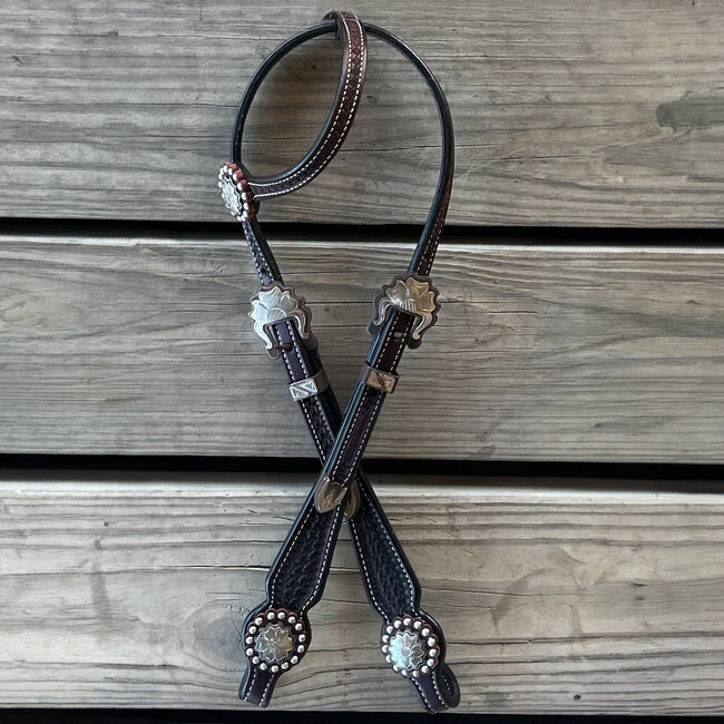 Cowperson Tack One ear Flower Headstall