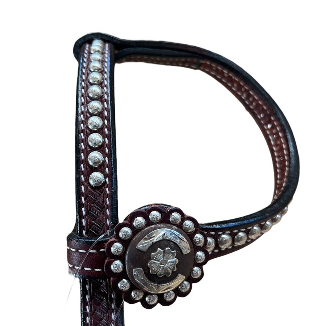 Cowperson Tack Sliding Ear Headstall Show