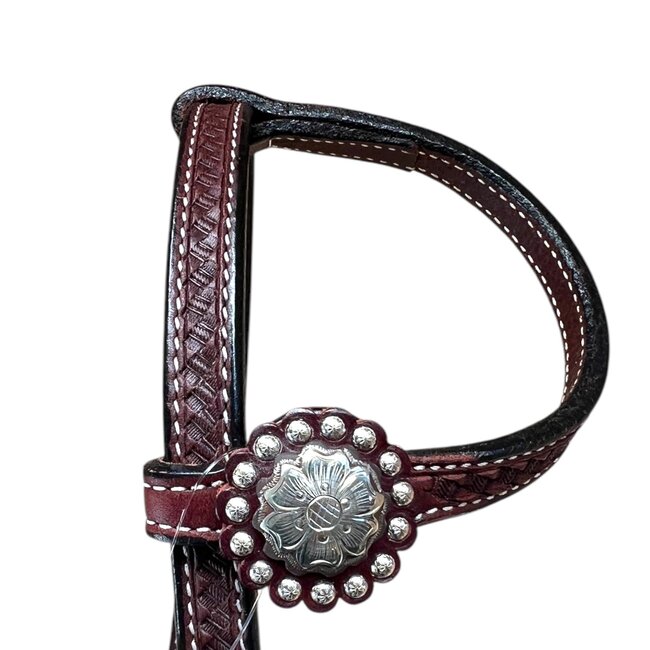 Cowperson Tack One ear Flower Headstall