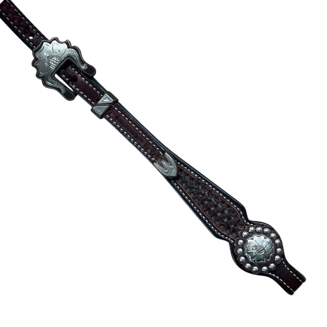 Cowperson Tack One ear Flower Headstall