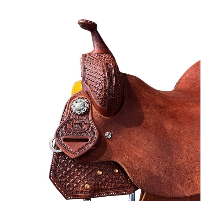 RW Bowman Rough Out Barrel Saddle