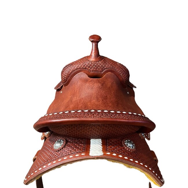 RW Bowman Rough Out Barrel Saddle