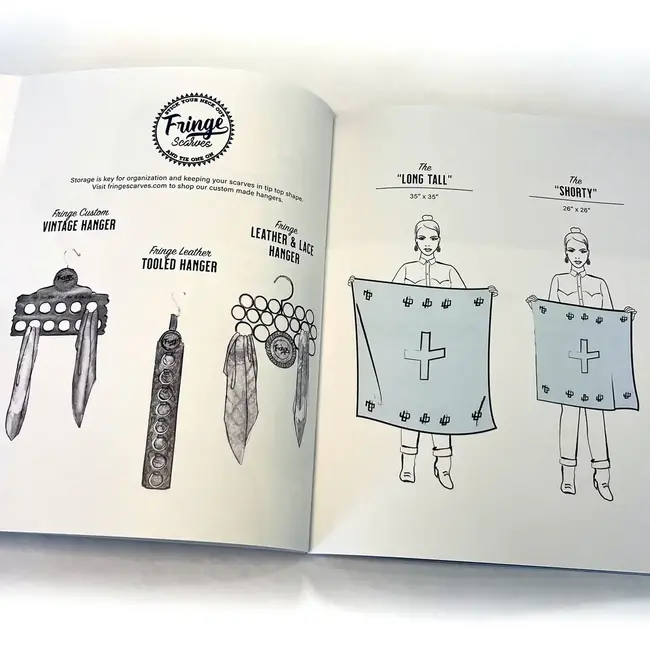 Fringe Scarves How To Tie Book