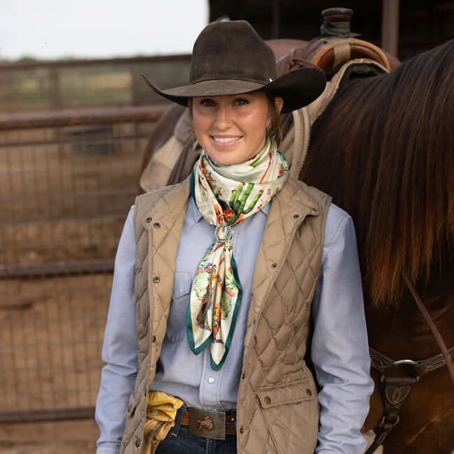 Fringe Scarves Wild Rag Jewelled Jackalope