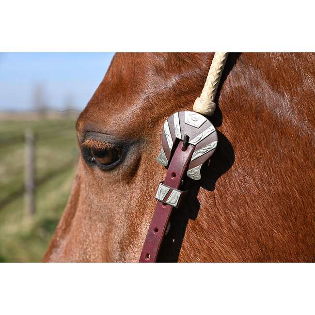 Cashel Rawhide Braided Slip Ear Headstall