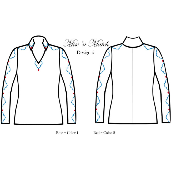 Ride 'n Shine Mix 'n Match Showshirt Design 5