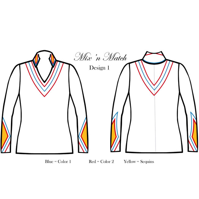 Ride 'n Shine Mix 'n Match Showshirt Design 1