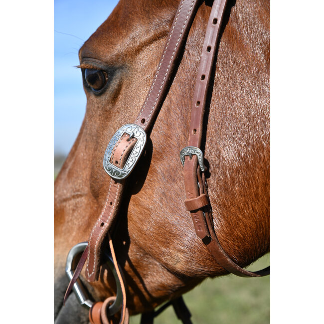Synergy Latigo Lined Hoofdstel 5/8’’ Browband