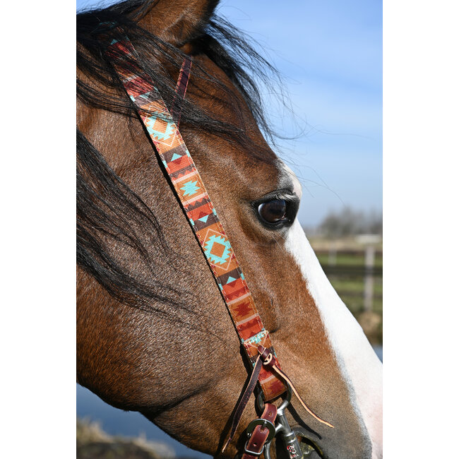 Weaver Leather Poly Patterned Headstall *