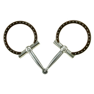 Tom Balding Brown Ballhinge D-Ring Snaffle