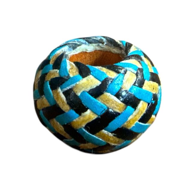 Handmade Rawhide Scarf Slide