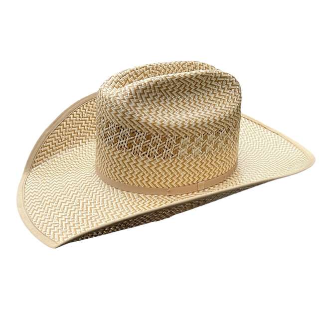 Biggar Zig Zag Three Tone Straw Hat