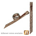 Weaver Leather Patterned Poly Tie Strap and Off Billet