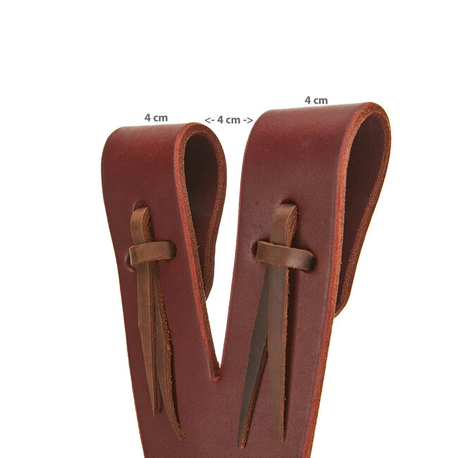 Berlin custom leather Y shaped off billet