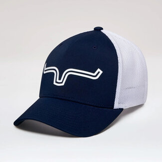 Kimes Ranch 110 Double Trac Trucker Hat Navy