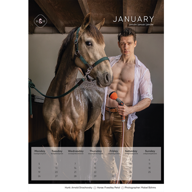 Horse and Hunk Kalender 2026