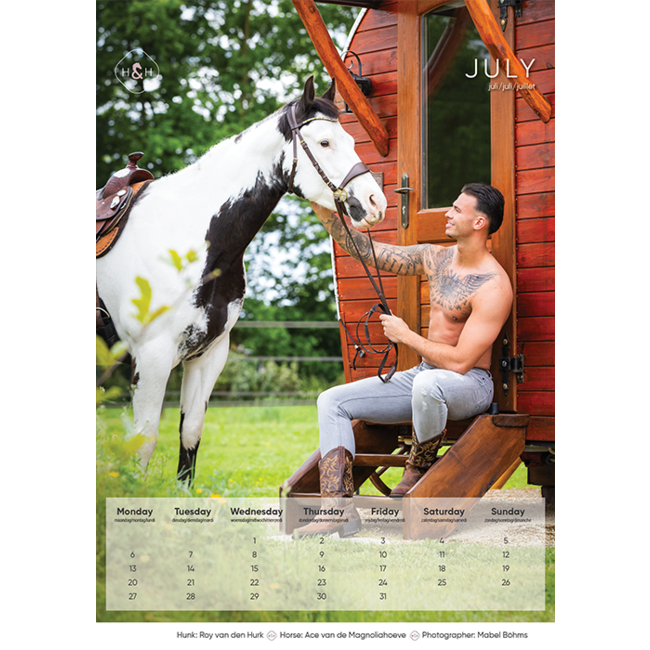 Horse and Hunk Kalender 2026