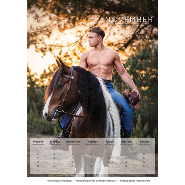Horse and Hunk Kalender 2026
