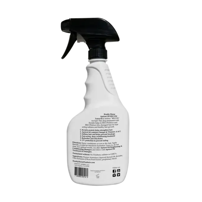 Knotty Horse Apricot oil  recon leave-in conditioner 23oz*