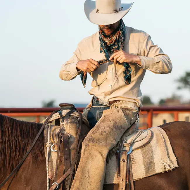 Fringe Scarves Wild Rag Cattleman Big44™