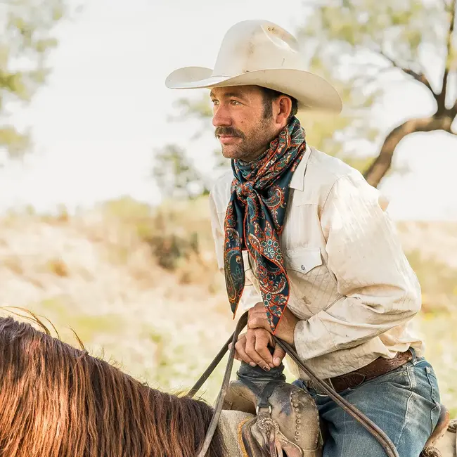 Fringe Scarves Wild Rag Back Forty Big44™