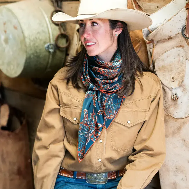 Fringe Scarves Wild Rag Back Forty Big44™