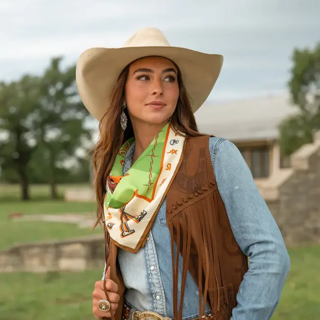 Fringe Scarves Wild Rag Toro Grande