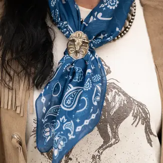 Fringe Scarves Scarf Slide Bull