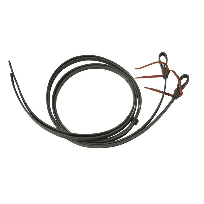 Berlin custom leather Black Split Reins