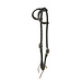 Berlin custom leather Black Double Ear Headstall