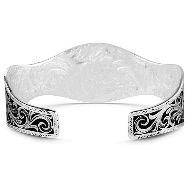 Montana Silversmiths Desert Marigold Floral Cuff Bracelet