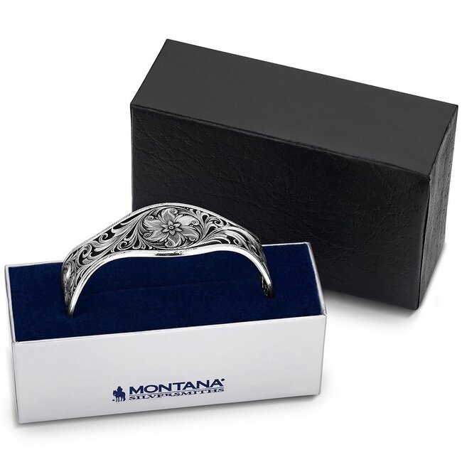 Montana Silversmiths Desert Marigold Floral Cuff Armband