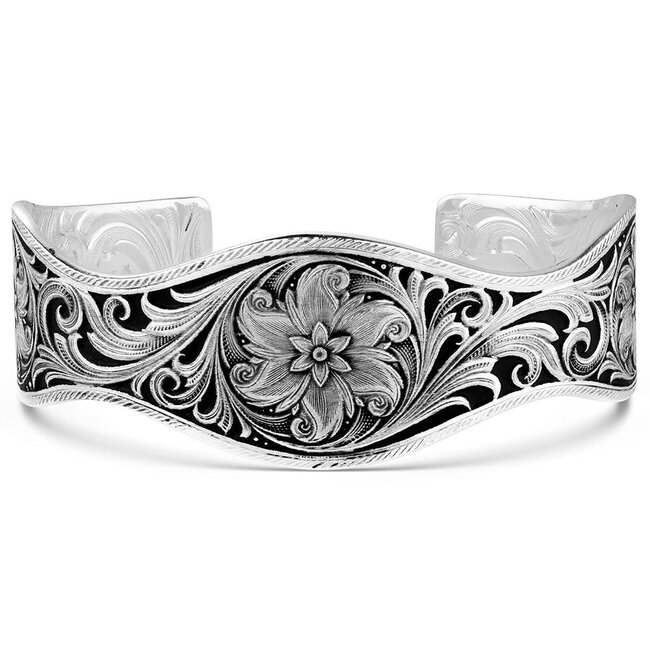 Montana Silversmiths Desert Marigold Floral Cuff Armband