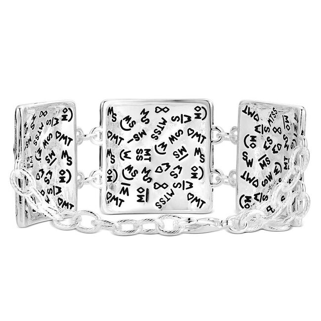 Montana Silversmiths Ranch House Floral Armband