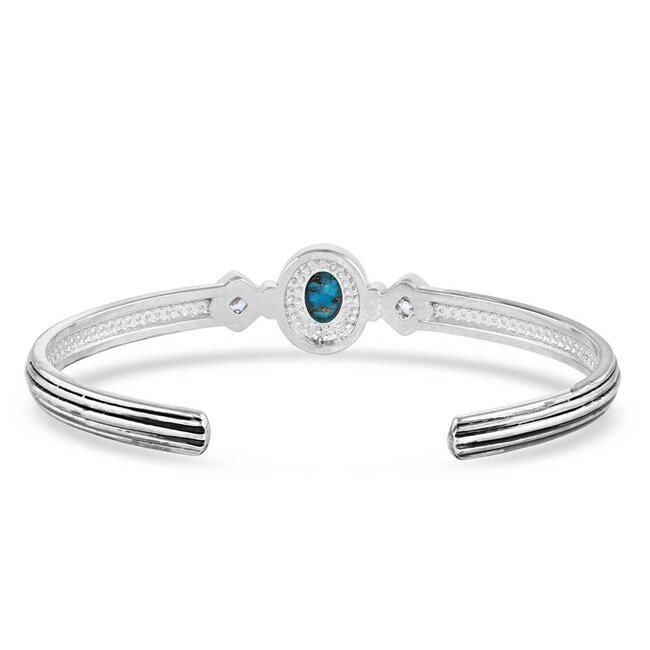 Montana Silversmiths Open Night Sky Turquoise Cuff Bracelet