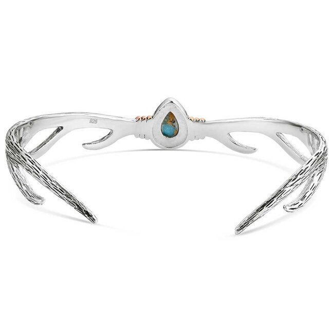 Montana Silversmiths Mountain Monarch Turquoise Cuff Bracelet