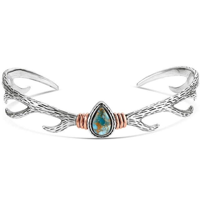 Montana Silversmiths Mountain Monarch Turquoise Cuff Bracelet