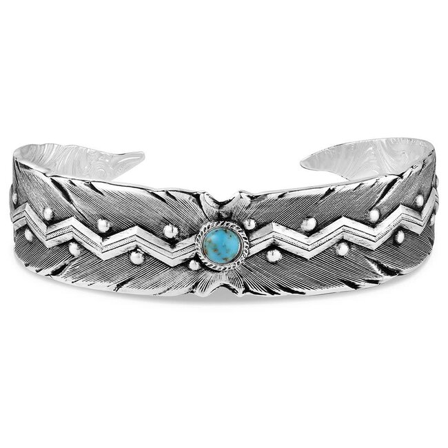 Montana Silversmiths Wild Lightning American Made Cuff Bracelet