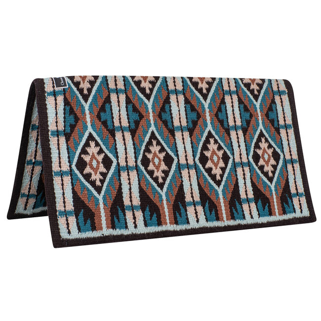 Classic Equine Show Blanket Coffee/Seafoam