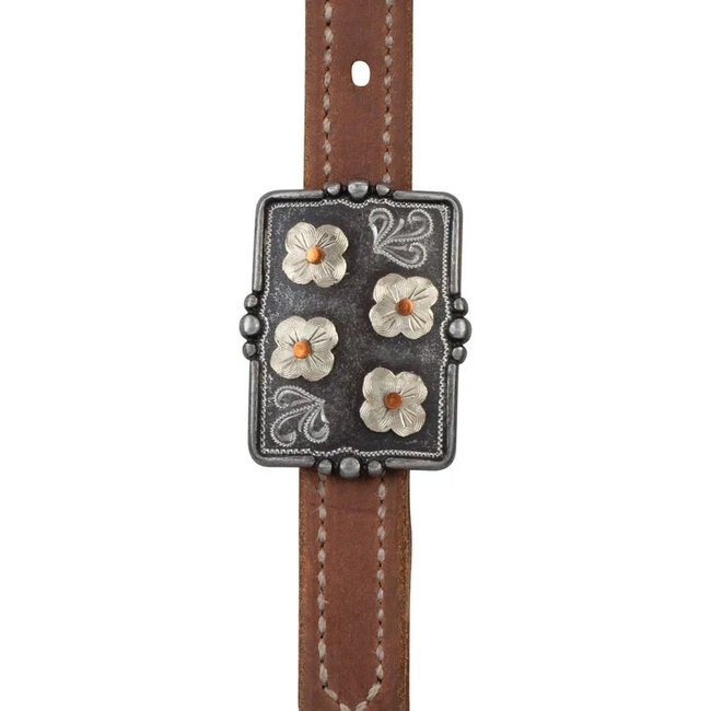 Weaver Leather Protack Silver Flower Browband*