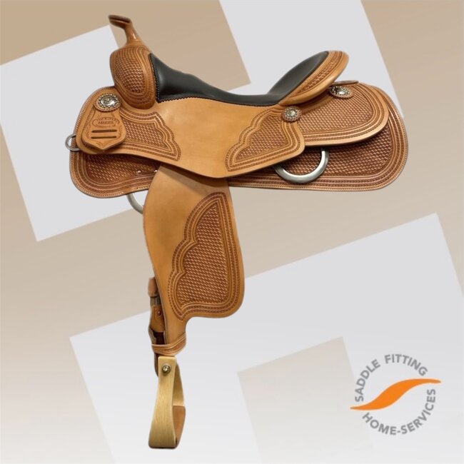 Jim Taylor Custom saddle Jim Taylor Custom Saddle JT102 16 1/2 -2288