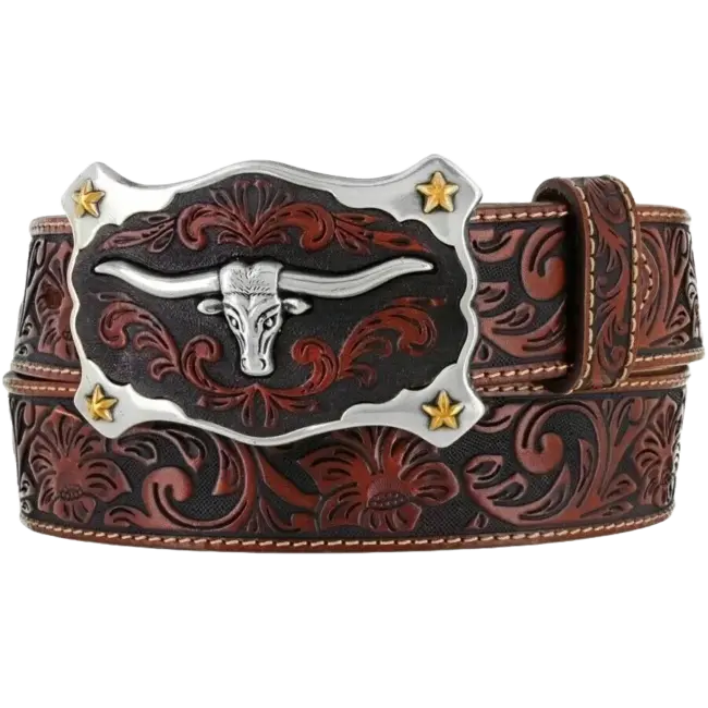Classic Longhorn Belt Brown